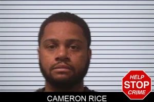 Cameron Rice mugshot