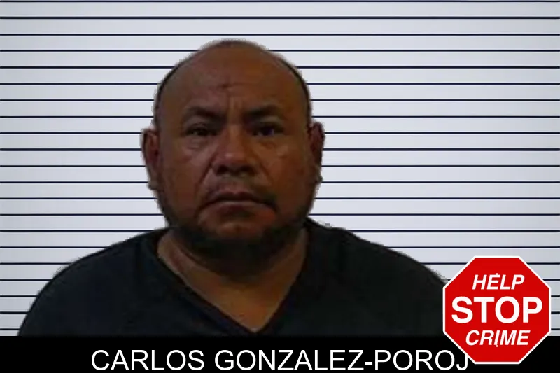 Carlos Gonzalez-Poroj mugshot
