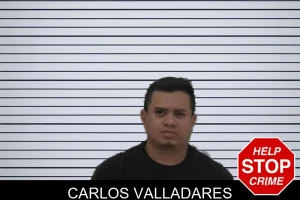 Carlos Valladares mugshot