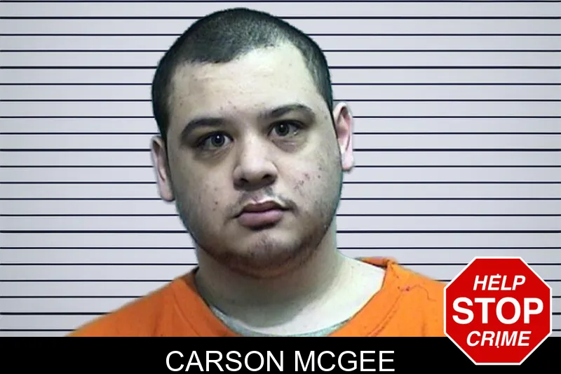 Carson McGee mugshot
