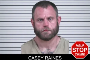 Casey Raines mugshot