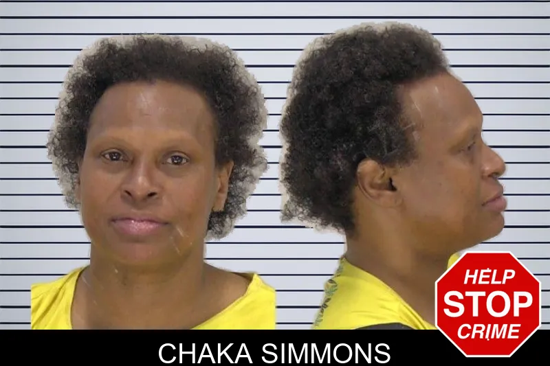 Chaka Simmons mugshot