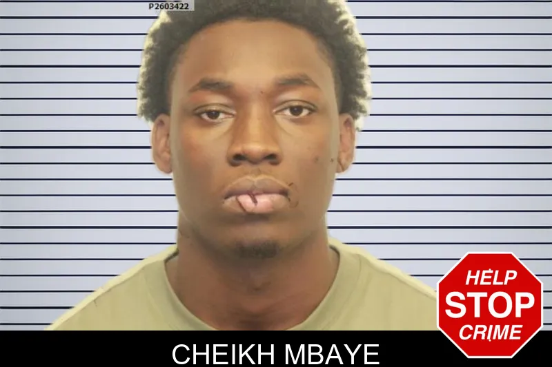 Cheikh Mbaye mugshot