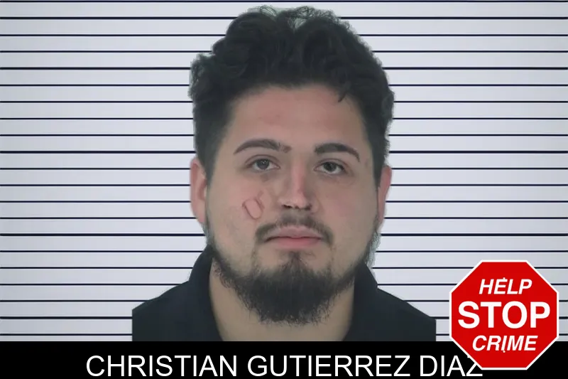 Christian Gutierrez Diaz mugshot