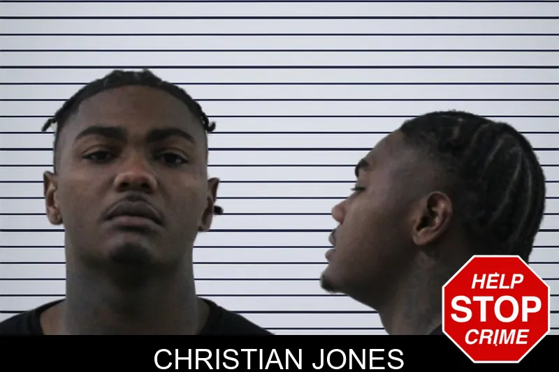 Christian Jones mugshot