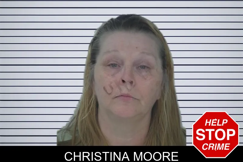 Christina Moore mugshot