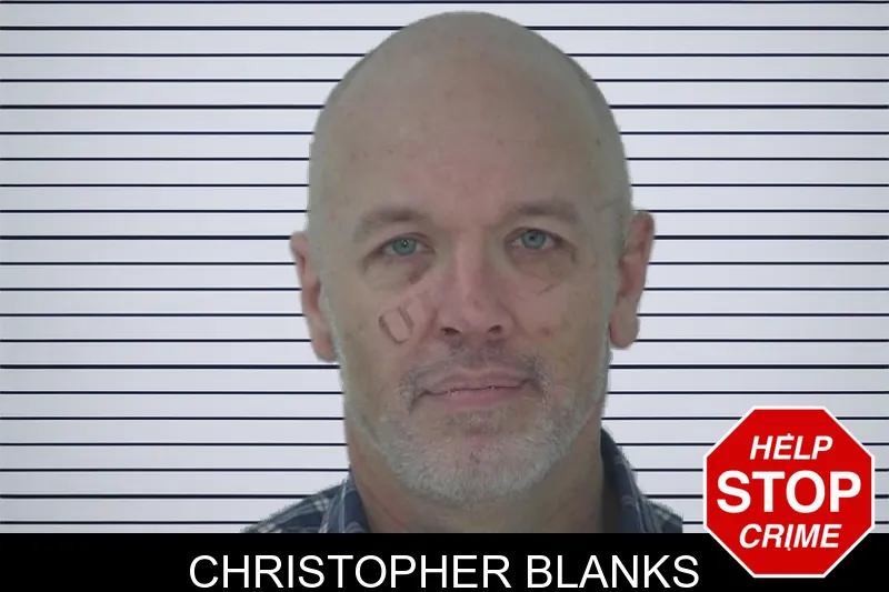 Christopher Blanks mugshot
