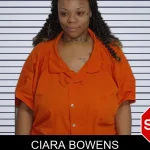 Ciara Bowens mugshot
