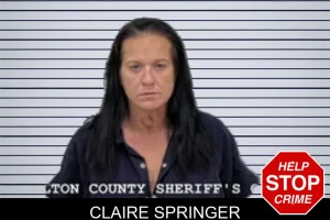 Claire Springer mugshot