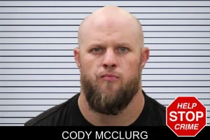 Cody McClurg mugshot