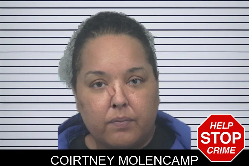 Coirtney Molencamp mugshot