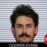 Cooper Evans mugshot