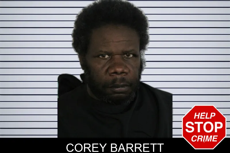 Corey Barrett mugshot
