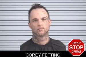 Corey Fetting mugshot