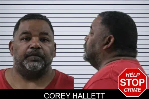 Corey Hallett mugshot