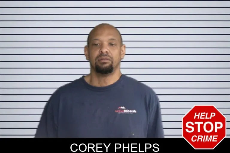 Corey Phelps mugshot – Twiggs County , Georgia Corey Phelps