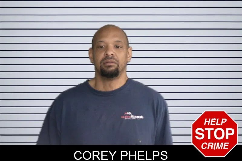 Corey Phelps mugshot