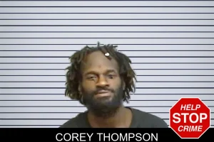 Corey Thompson mugshot