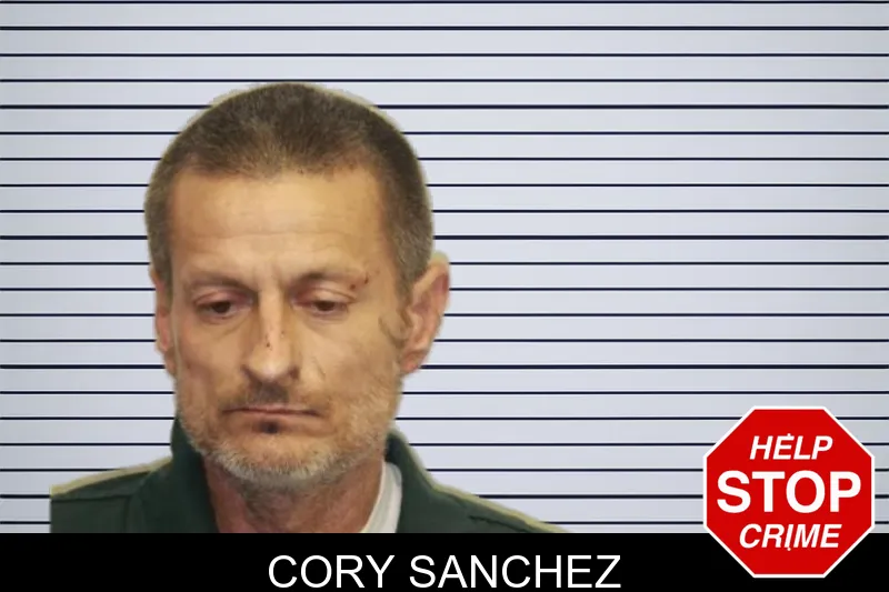 Cory Sanchez mugshot
