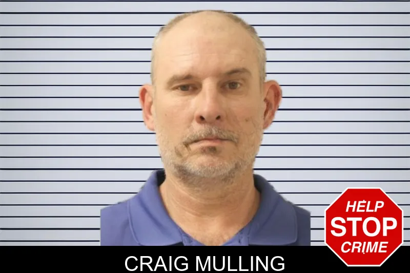 Craig Mulling mugshot