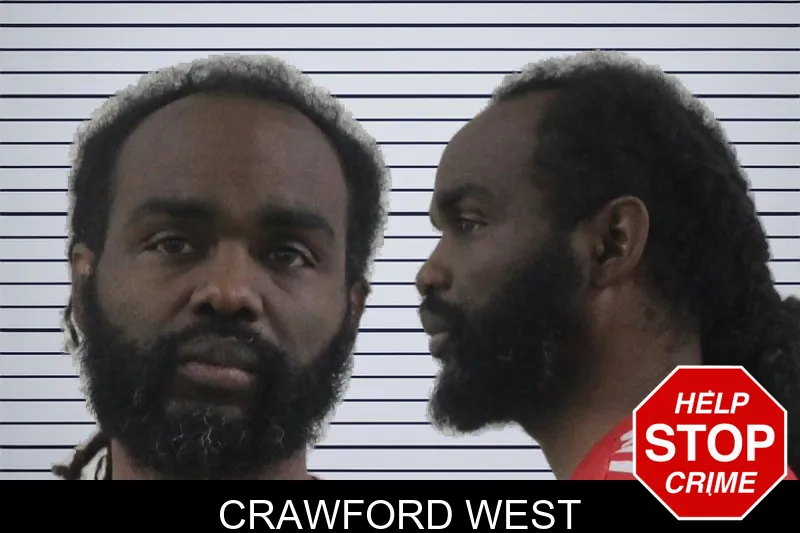 Crawford West mugshot – Houston County , Georgia Crawford West mugshot