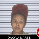 Dakyla Martin mugshot