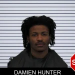 Damien Hunter mugshot