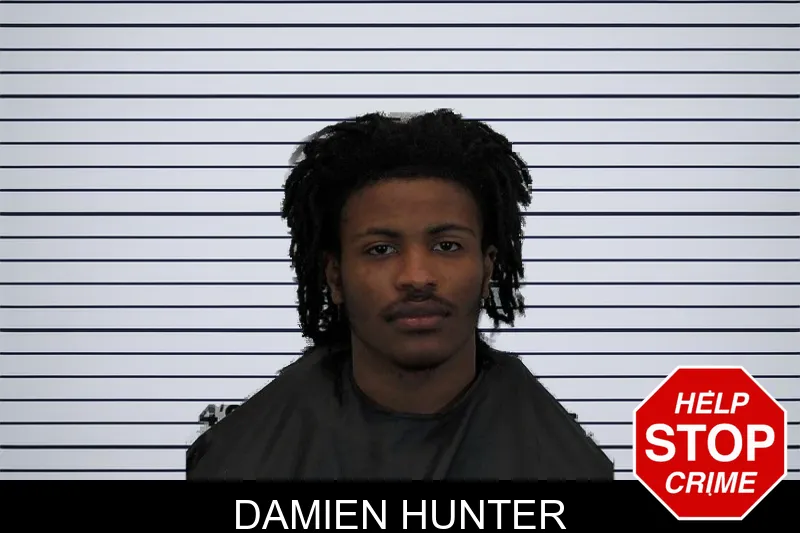 Damien Hunter mugshot
