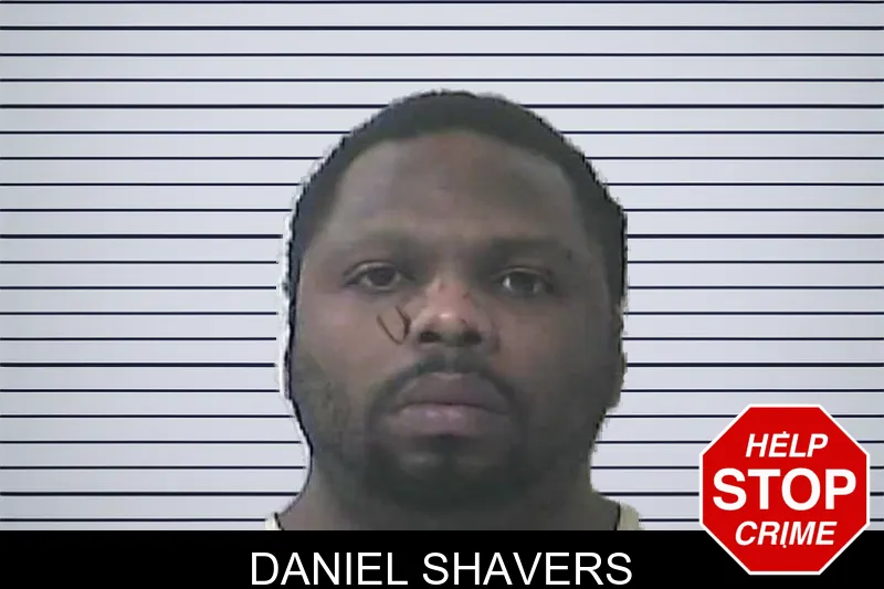 Daniel Shavers mugshot