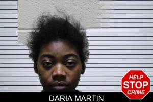 Daria Martin mugshot