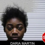 Daria Martin mugshot