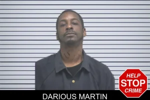Darious Martin mugshot