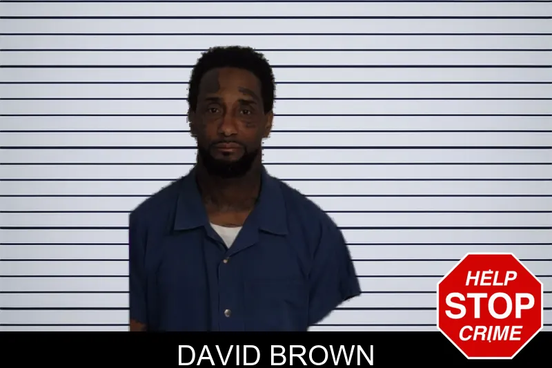 David Brown mugshot