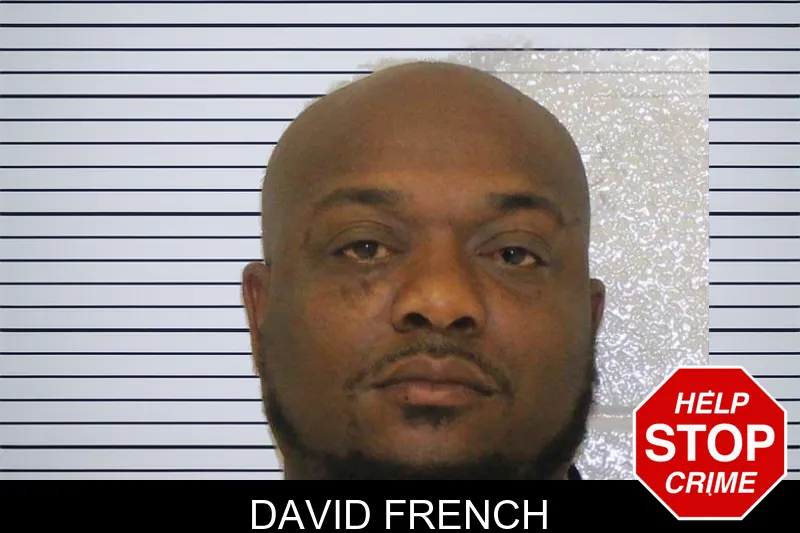 David French mugshot
