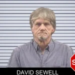 David Sewell mugshot