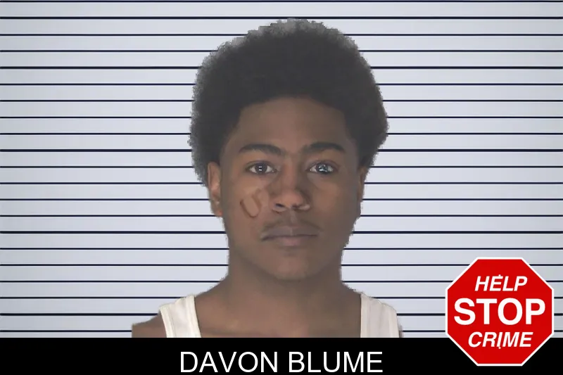 Davon Blume mugshot – Douglas County , Georgia Davon Blume mugshot