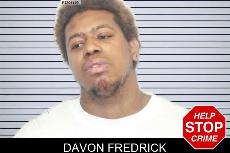 Davon Fredrick mugshot