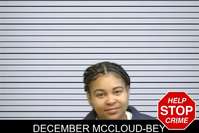 December McCloud-Bey mugshot – Fulton County , Georgia December McCloud-Bey
