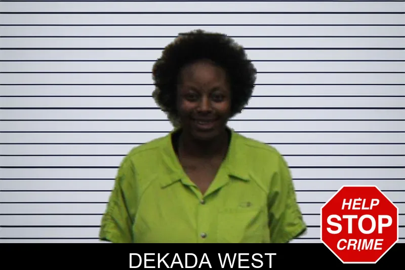 Dekada West mugshot