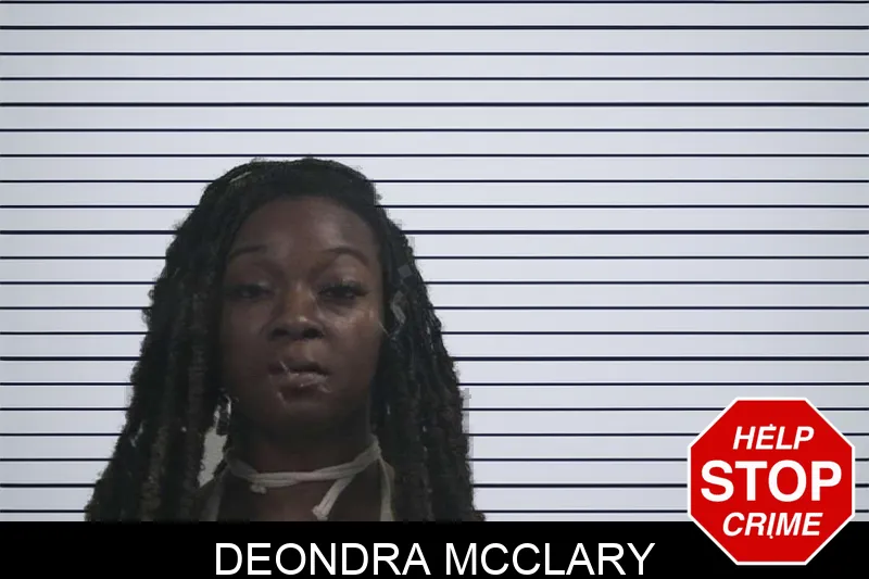 Deondra McClary mugshot