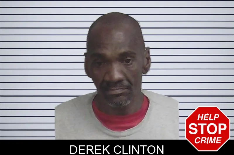 Derek Clinton mugshot
