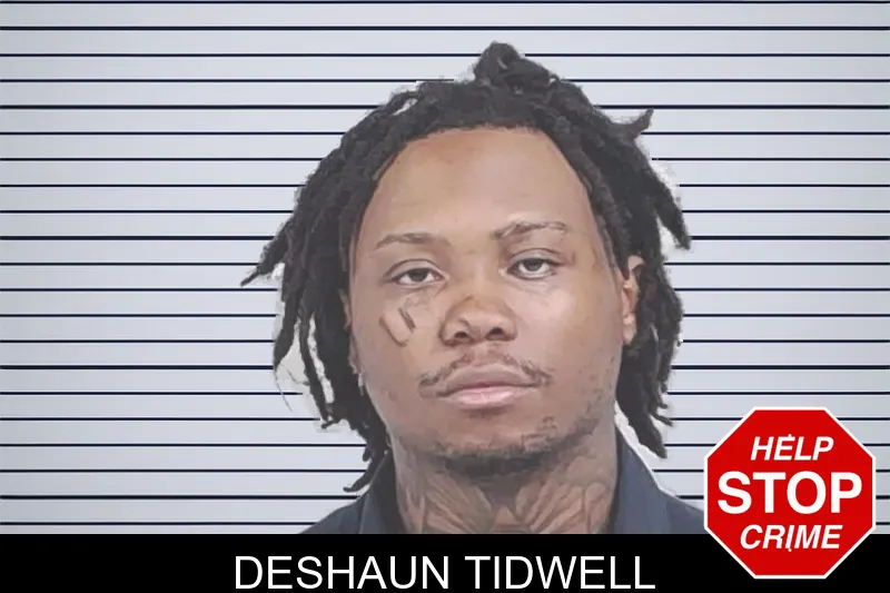 Deshaun Tidwell mugshot