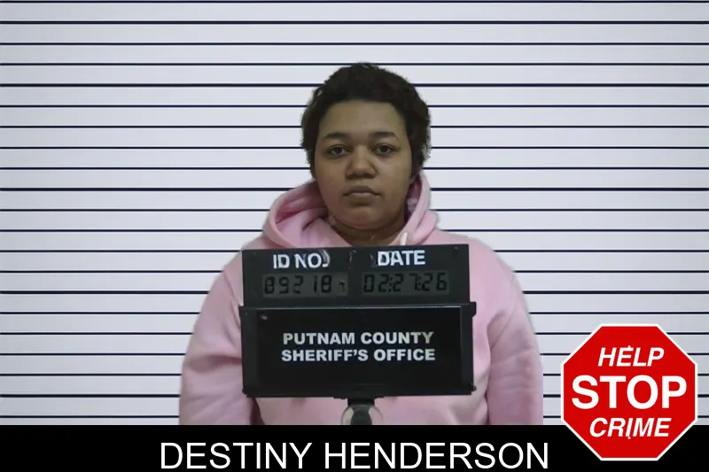 Destiny Henderson mugshot – Putnam County , Georgia Destiny Henderson mugshot