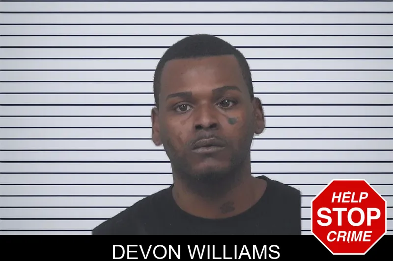 Devon Williams mugshot