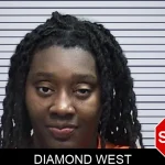 Diamond West mugshot