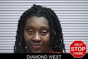 Diamond West mugshot