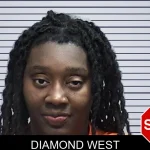 Diamond West mugshot