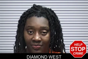 Diamond West mugshot