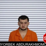 Diyorbek Abdurakhmomov mugshot