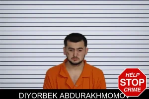 Diyorbek Abdurakhmomov mugshot